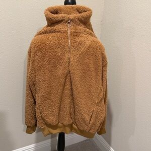 Ladies love craft Cozy Brown Fleece Pullover